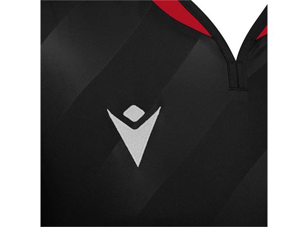 Alya Shirt (Dame) SORT/RØD L Kampdrakt med feminint snitt 