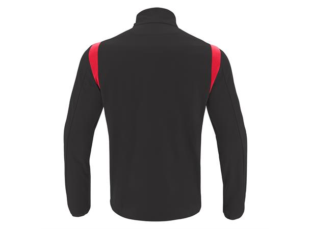 Gange 1/4 Zip Top BLK/RED XS Teknisk treningsgenser - Unisex 