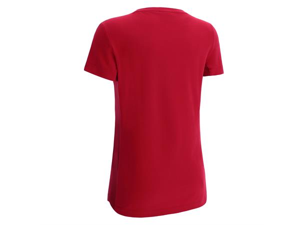 Lute Womens Cotton T-shirt RED S T-skjorte med feminint snitt 