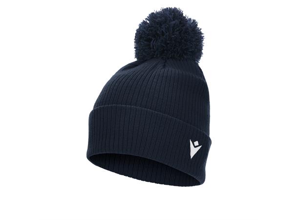 Snow PomPom Beanie NAV JR Klassisk lue med stor dusk 