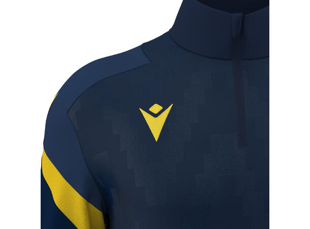 Hollow 1/4 zip NAV/YEL 3XS Treningstopp - Unisex 
